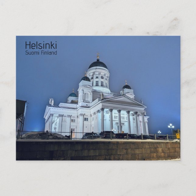 Postal Catedral de Helsinki (Anverso)