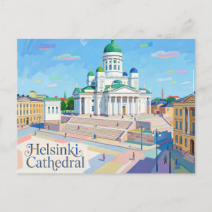Postal Catedral de Helsinki Finlandia