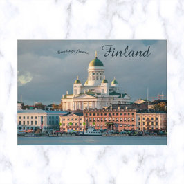 Postal Catedral de Helsinki Helsinki Finlandia