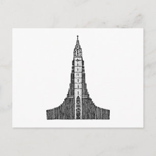 Postal Catedral de Islandia (Hallgrimfalkja)