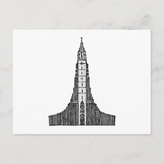 Postal Catedral de Islandia (Hallgrimfalkja)