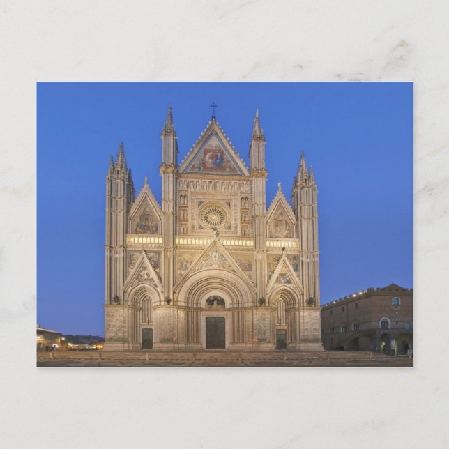 Postal Catedral de Italia, Umbría, Orvieto, Orvieto (Anverso)