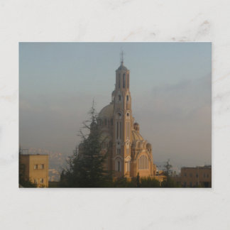 Postal Catedral de Jounieh Líbano