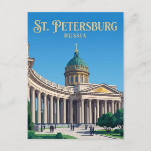 Postal Catedral de Kazán Rusia