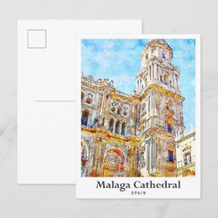 Postal Catedral de la Catedral de Málaga