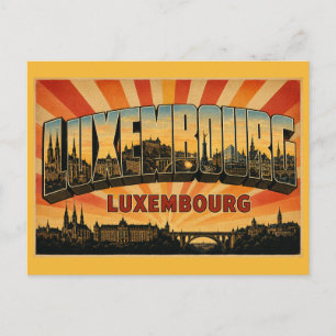 Postal Catedral de la Ciudad de Luxemburgo