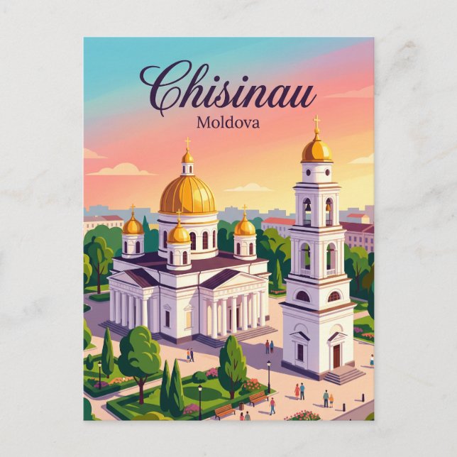 Postal Catedral de la Natividad Moldavia (Anverso)