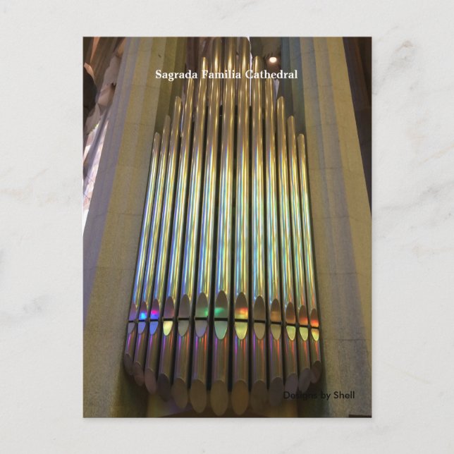 Postal Catedral de la Sagrada Familia (Anverso)
