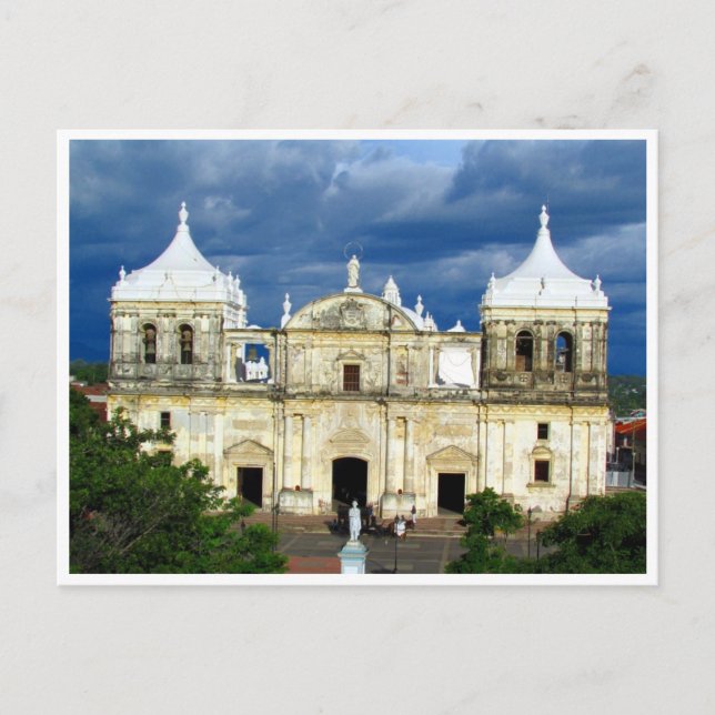 Postal catedral de león (Anverso)