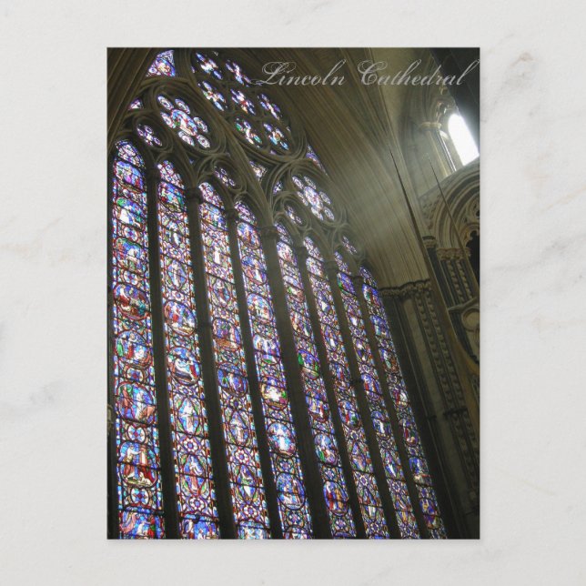 Postal Catedral de Lincoln (Anverso)