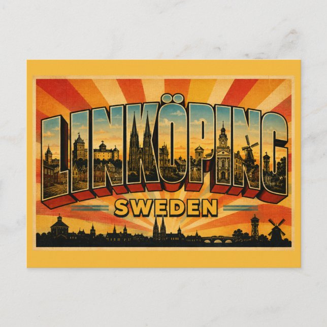 Postal Catedral de Linköping Suecia (Anverso)