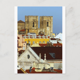 Postal Catedral de Lisboa, Lisboa, Portugal