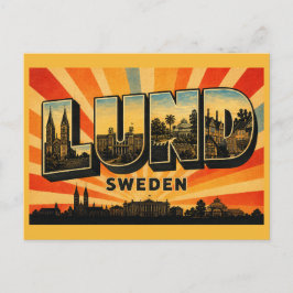 Postal Catedral de Lund Suecia