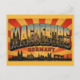 Postal Catedral de Magdeburgo Alemania