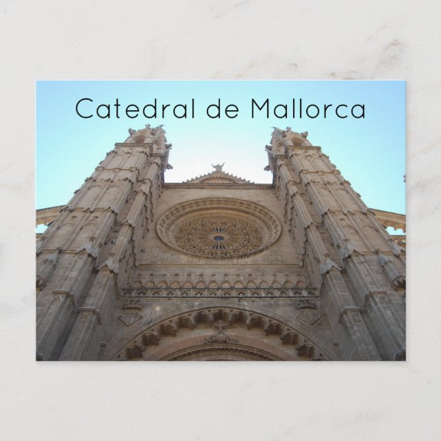 Postal Catedral de Mallorca (Anverso)