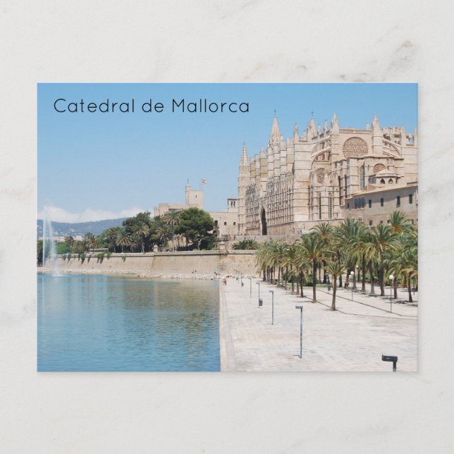 Postal Catedral de Mallorca (Anverso)