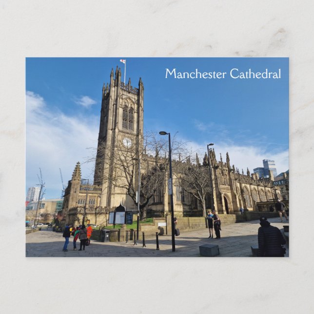 Postal Catedral de Manchester (Anverso)