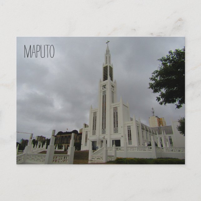 Postal catedral de Maputo (Anverso)