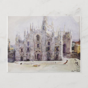 Postal Catedral de Milán por Vasily Surikov
