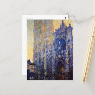Postal Catedral de Monet - Rouen, efecto matutino
