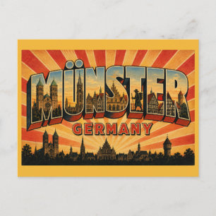 Postal Catedral de Münster Alemania