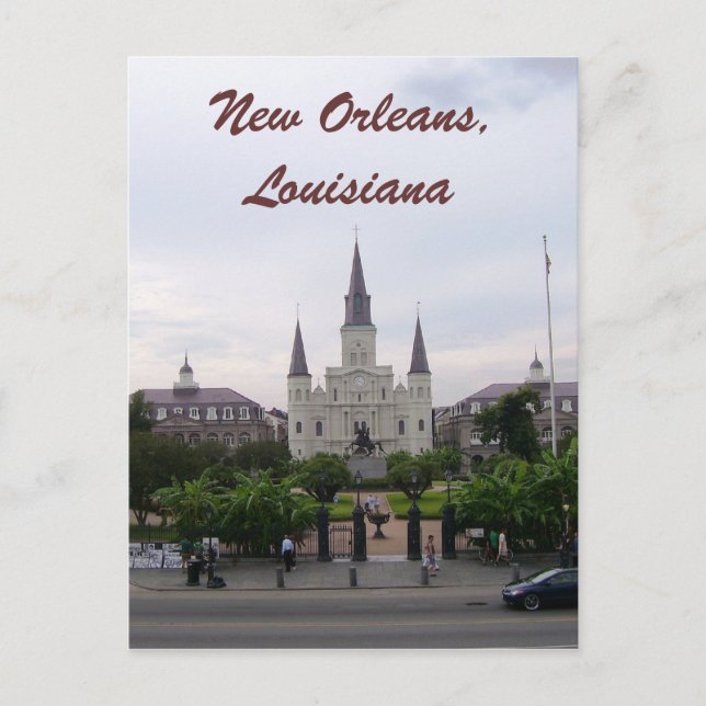 Postal Catedral de New Orleans, Luisiana St. Louis (Anverso)