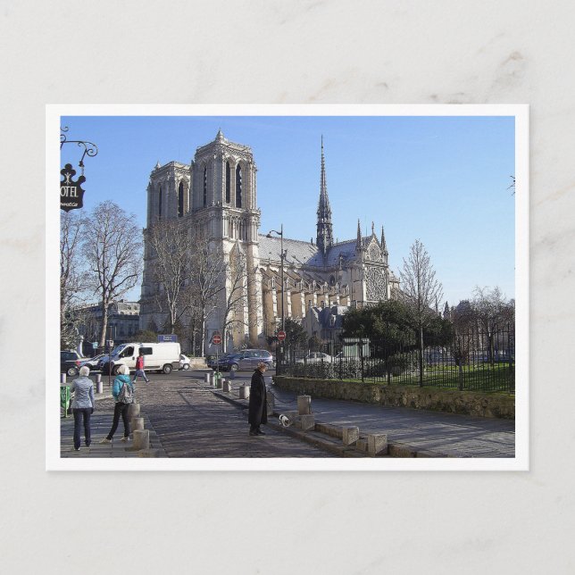 Postal Catedral de Notre-Dame (Anverso)