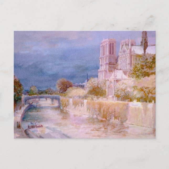 Postal Catedral de Notre Dame (Anverso)