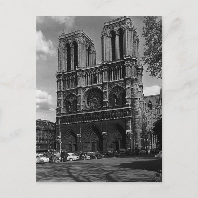 Postal Catedral de Notre Dame (Anverso)