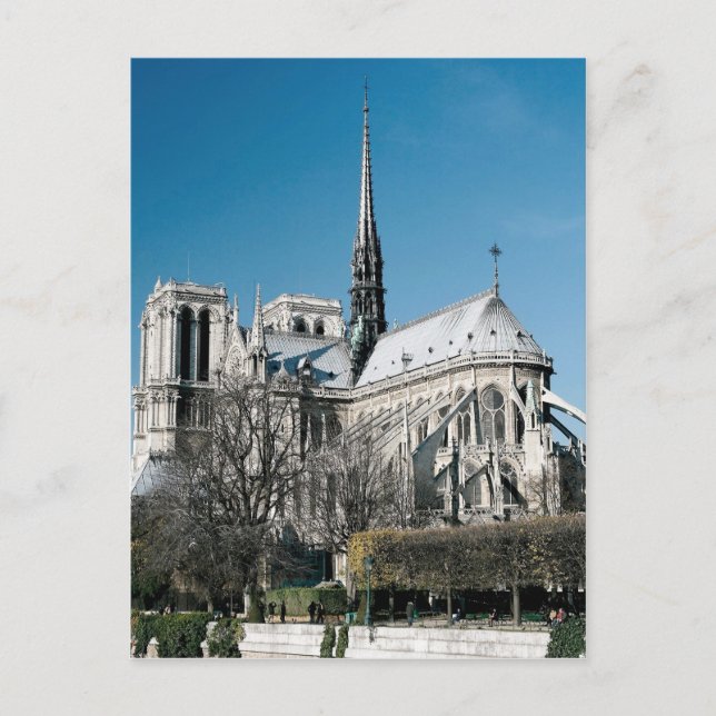 Postal Catedral de Notre Dame (Anverso)