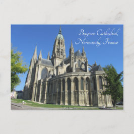 Postal Catedral de Notre Dame, Bayeux, Francia
