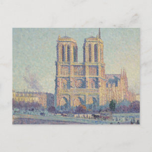 Postal Catedral de Notre Dame de París Pintura clásica de