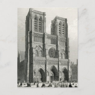 Postal Catedral de Notre Dame, París