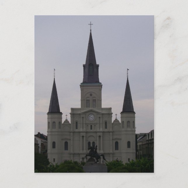 Postal Catedral de Nueva Orleans, Luisiana St. Louis (Anverso)