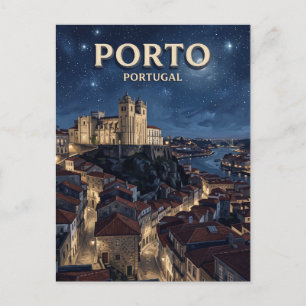 Postal Catedral de Oporto Portugal