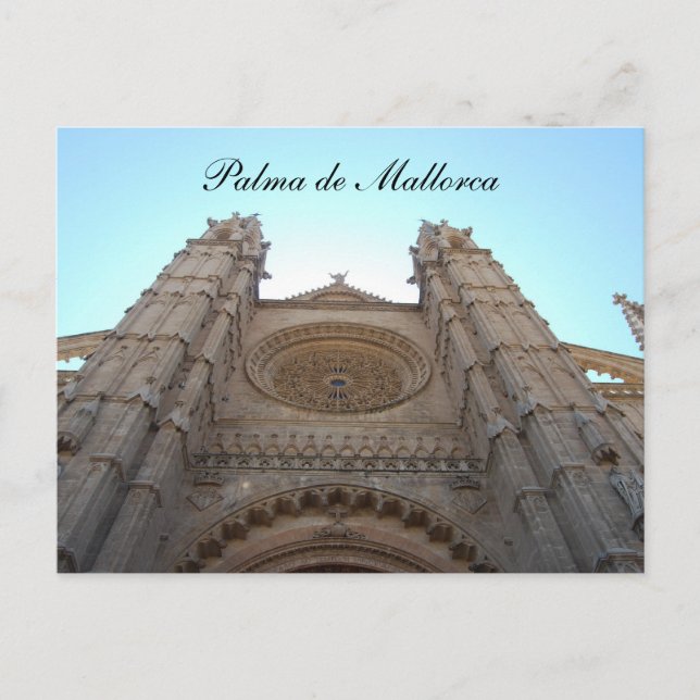 Postal Catedral de Palma de Mallorca Postcard (Anverso)