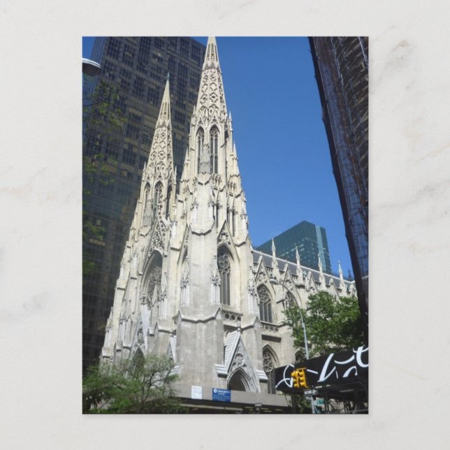 Postal catedral de patricks ny (Anverso)