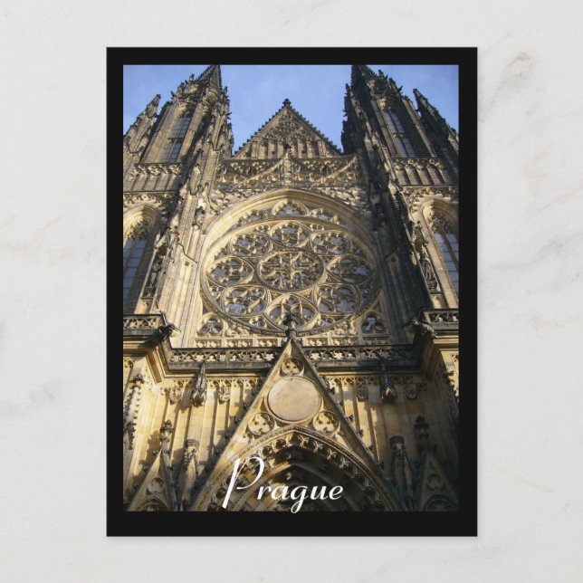 Postal catedral de Praga (Anverso)