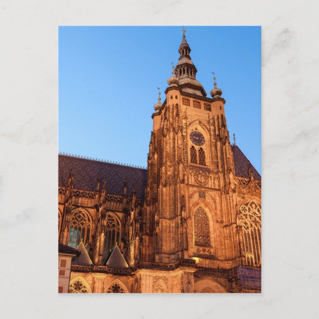 Postal Catedral de Praga (Anverso)