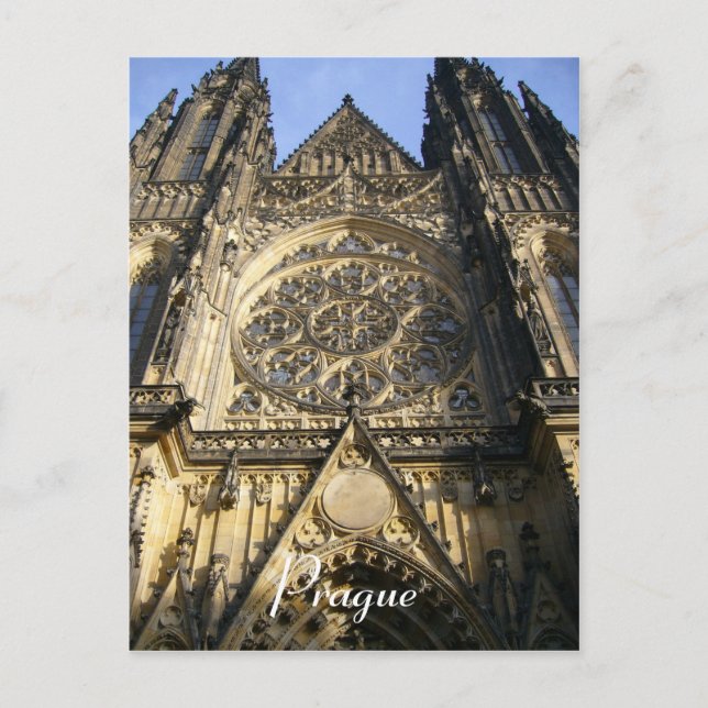 Postal catedral de Praga (Anverso)