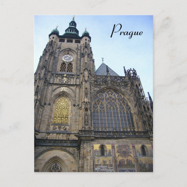 Postal catedral de Praga (Anverso)