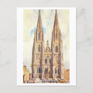 Postal Catedral de Ratisbona antigua