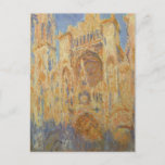 Postal Catedral de Rouen, atardecer por Claude Monet Post<br><div class="desc">Monet - una celebración de los Maestros del Arte</div>