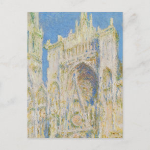 Postal Catedral de Rouen Portal Luz de la Mañana Claude M