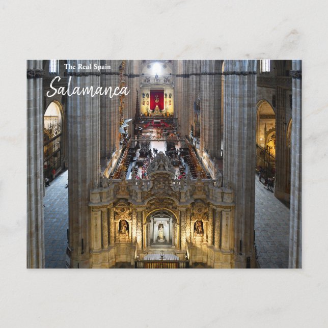 Postal Catedral de Salamanca- La España Real (Anverso)