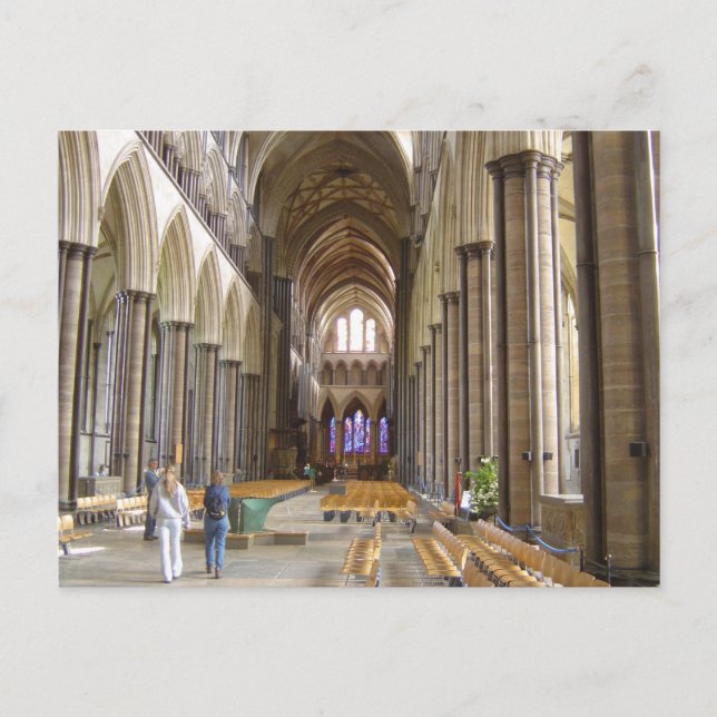 Postal Catedral de Salisbury (Anverso)