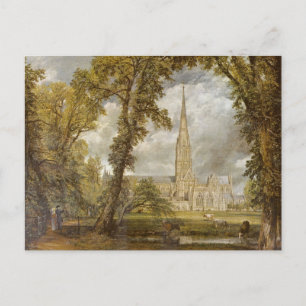 Postal Catedral de Salisbury por John Constable Postcard