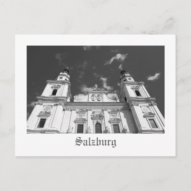Postal Catedral de Salzburgo (Anverso)