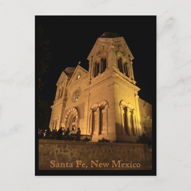 Postal Catedral de San Francisco Santa Fe Nuevo México (Anverso)