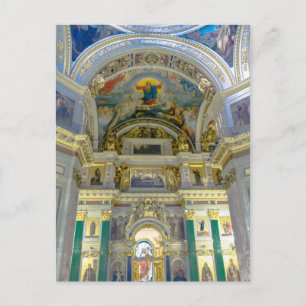 Postal Catedral de San Isaac en San Petersburgo, Rusia